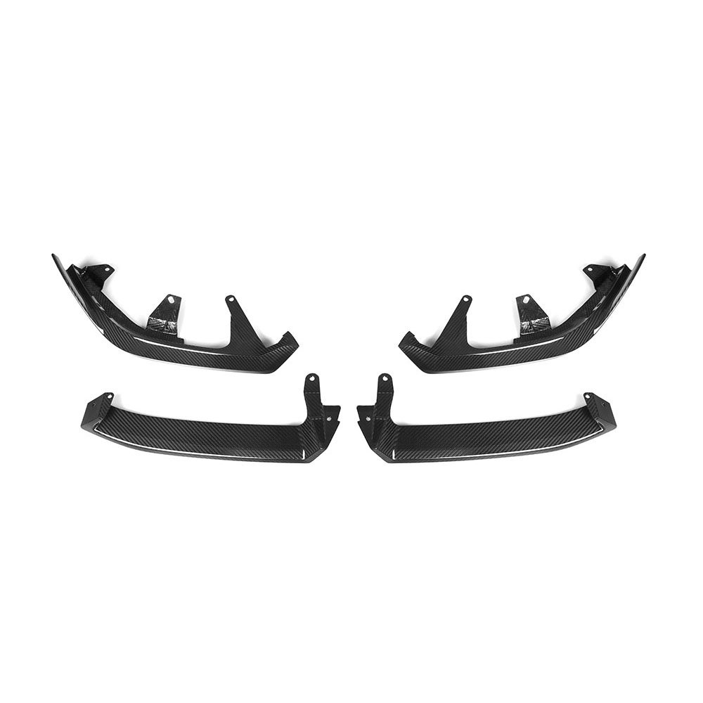 for BMW 5 Series G60 G68 M Sport 2024+ Dry Carbon Fiber Front Bumper Lip Spoiler - Image 7