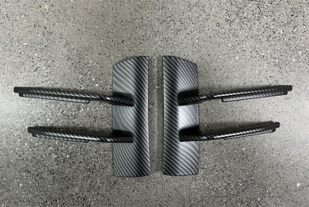 ABS Front Bumper Air Vent Outlet Fender Cover Trim For Audi A4 S4 2020-2024 Not Standard - Image 3