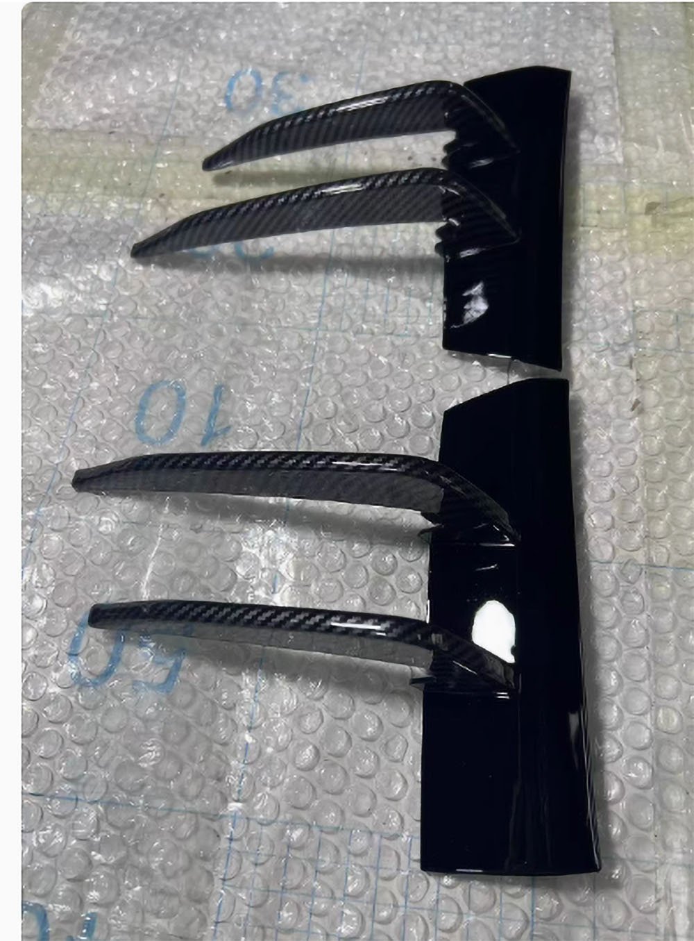 ABS Front Bumper Air Vent Outlet Fender Cover Trim For Audi A4 S4 2020-2024 Not Standard - Image 2