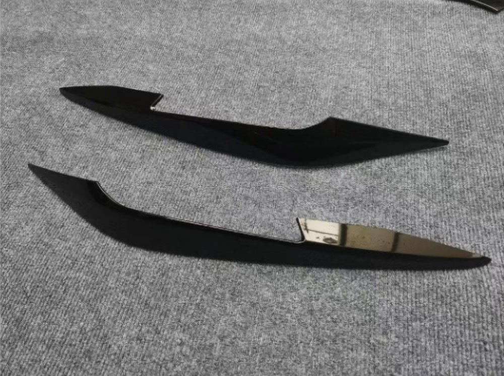 Car Eyebrow Eyelids For Audi A4 S4 2020-2024 Not Standard ABS Gloss Black Head Lamp Decoration Protection Cars Accessories - Image 2