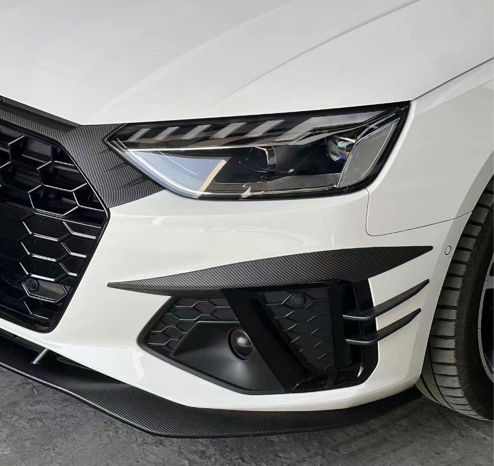 Car Eyebrow Eyelids For Audi A4 S4 2020-2024 Not Standard ABS Gloss Black Head Lamp Decoration Protection Cars Accessories - Image 3