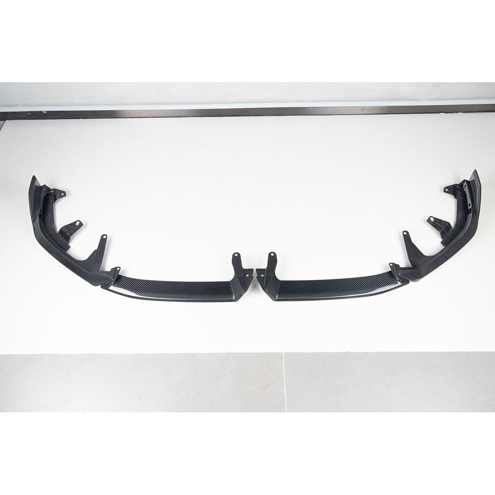 for BMW 5 Series G60 G68 M Sport 2024+ Dry Carbon Fiber Front Bumper Lip Spoiler - Image 4