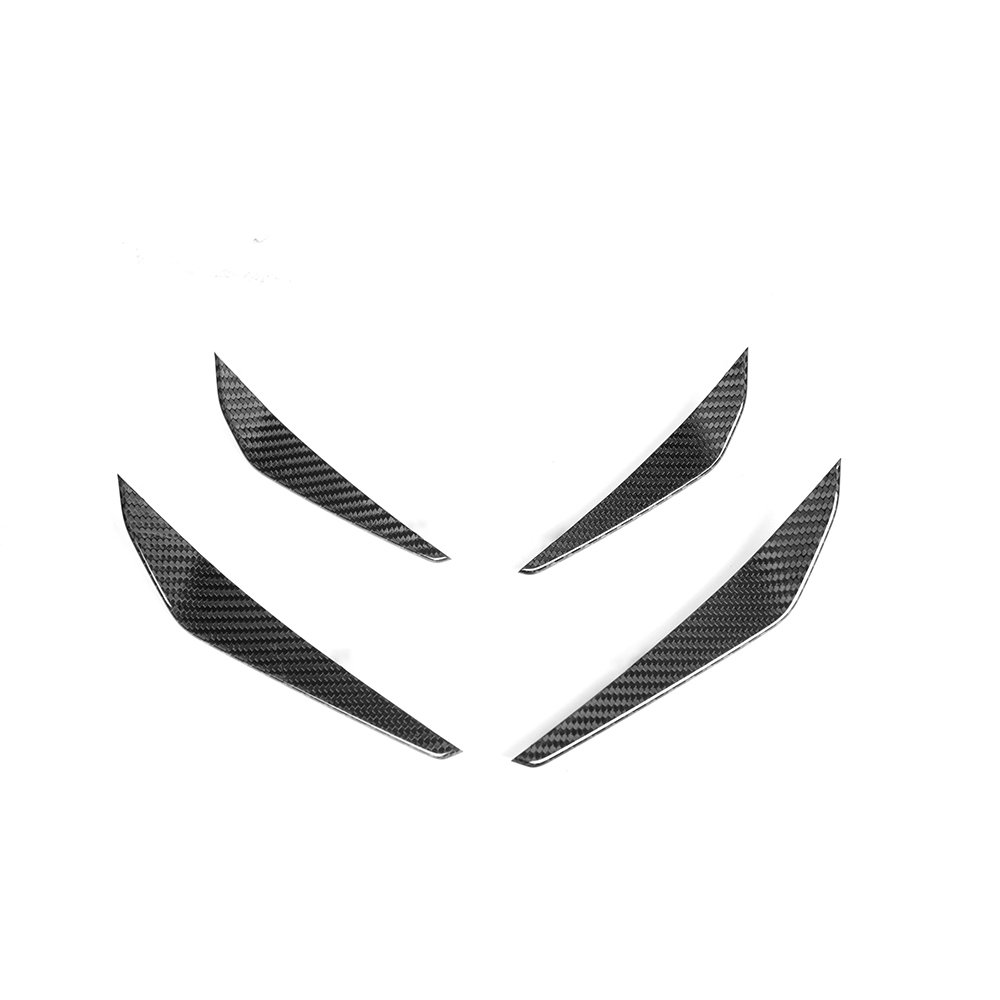 Dry Carbon Front Bumper Side Canards Fins Flaps Trims for BMW 3 4 Series G80 G82 G83 M3 M4 2021 UP - Image 5