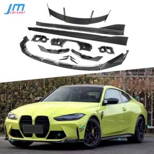 Dry Carbon Front Side Rear Bumper Lip Spoiler Trunk Wing Body Kits for BMW G80 M3 G82 G83 M4 2021 +