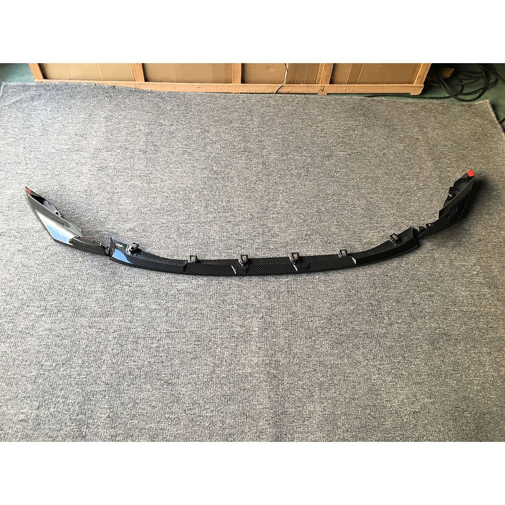 Dry Carbon Car Front Bumper Lip Spoiler Splitters for BMW 3 4 Series G80 G82 G83 M3 M4 2021 UP - Image 4