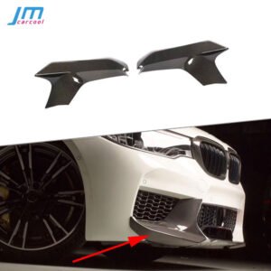 Dry Carbon Front Splitters Bumper Lip Spoiler Protector For BMW 5 Series F90 M5 2018-2019