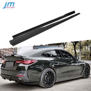 Dry Carbon Side Skirts Body kits Aprons for BMW 4 Series i4 Sedan 2021+