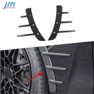 Dry Carbon Fiber Fender Vent Fin Trim Winglet Cover for BMW G22 G23 Coupe 2021 +
